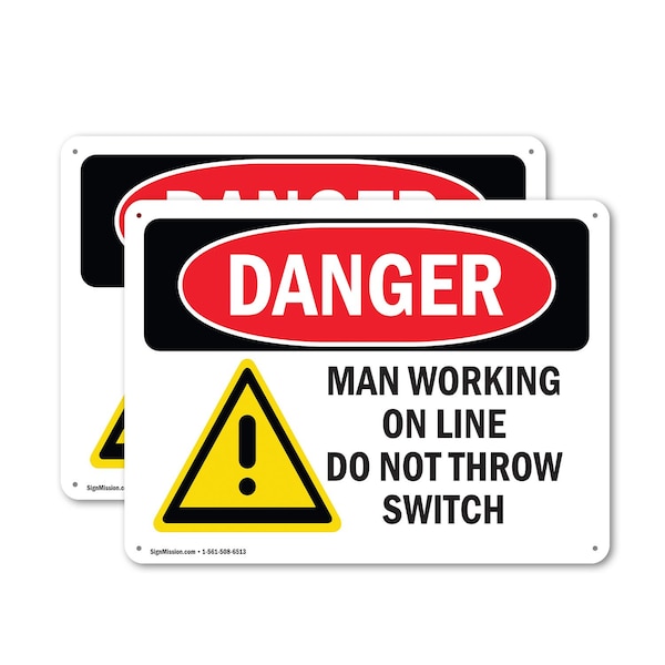 Signmission Safety Culture Sign, 10 in Width, Plastic, Rectangle OS-2PACK-DS-P-710-L-1445 - main